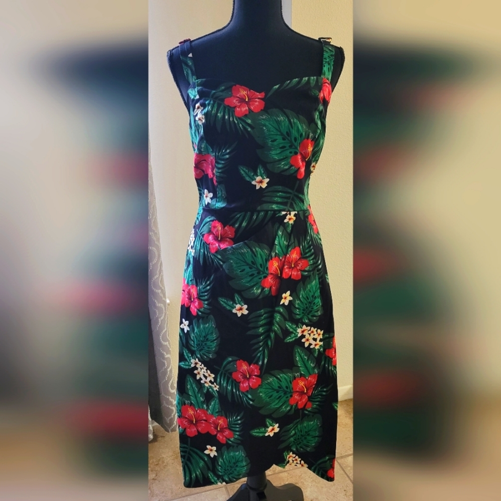 Mahina Tropical Paradise Sarong Dress